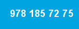 978 185 72 75 978 185 72 75